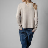 Maglia in cashmere, motivo cuore